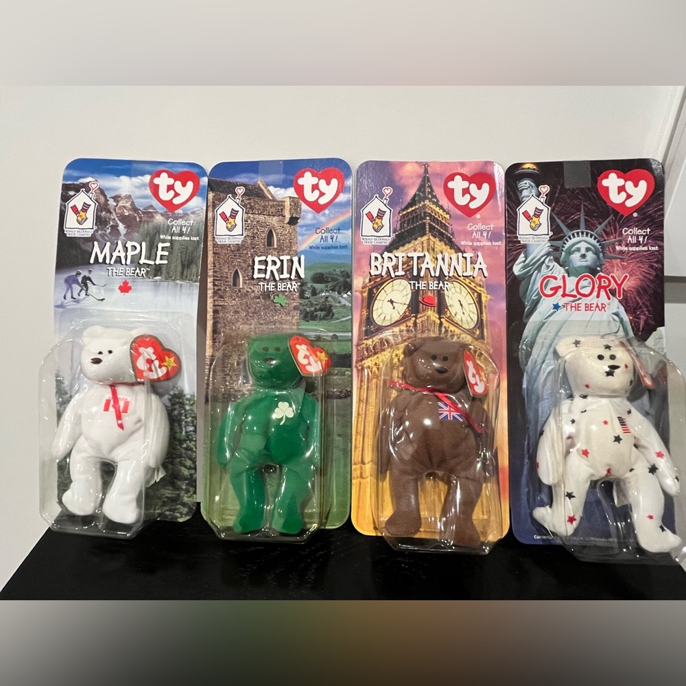McDonald’s Teenie Beanie Babies International Bears
